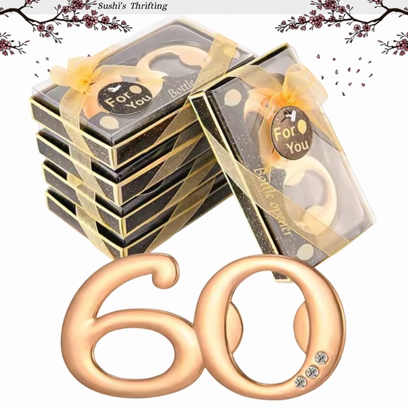 Other - 8pk Gold Bottle Opener Party Favors 🥂